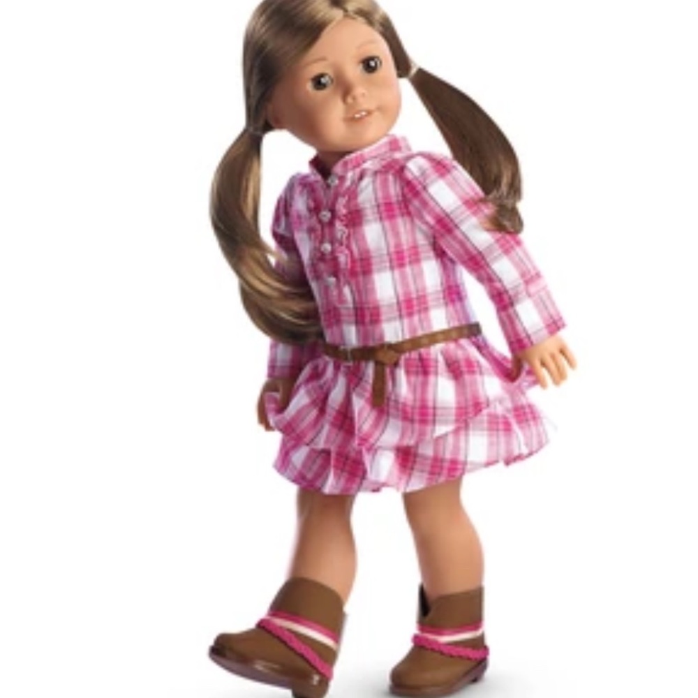 American Girl Western Plaid Outfit for 18-inch Dolls Retired